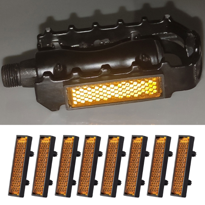 Spoke Reflector Set - Réflecteurs de pédales de vélo renforcés,