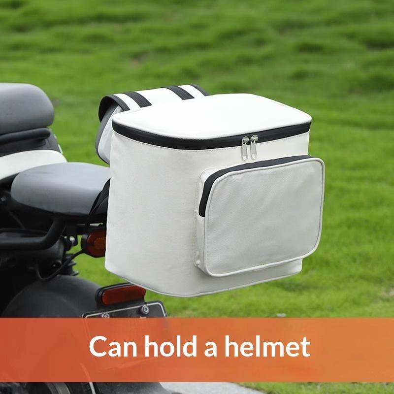 Commute Cycling Helmet - Sac de rangement arrière imperméable pour