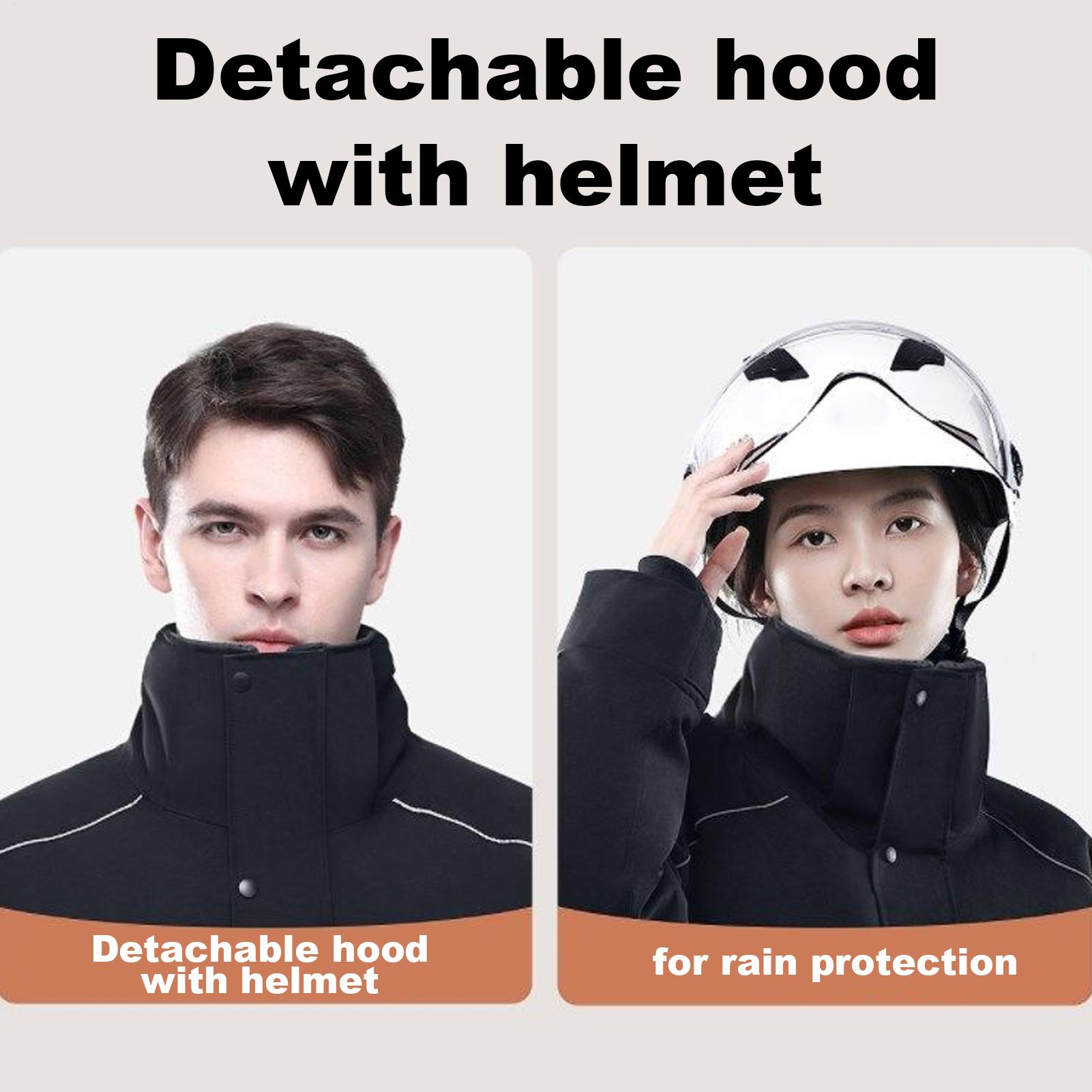 Cycling Commute Clothes - Veste d'hiver pour moto, vêtements chauds
