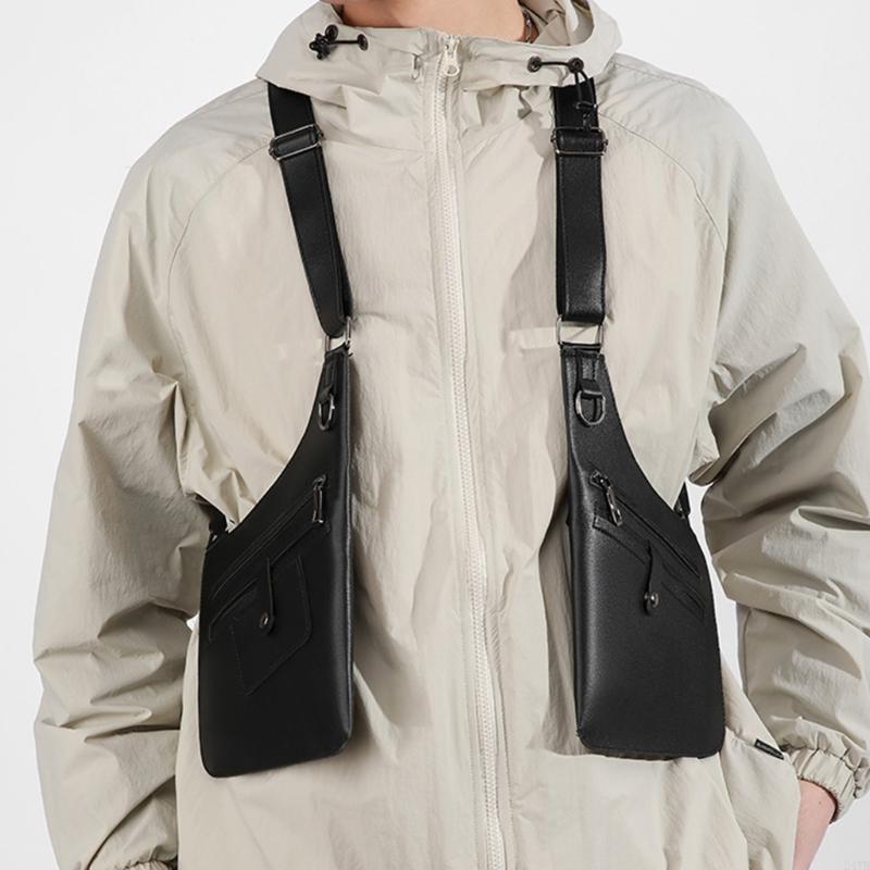 Waterproof Cycling Commute - poitrine d'extérieur avec bretelles réglables, gilet