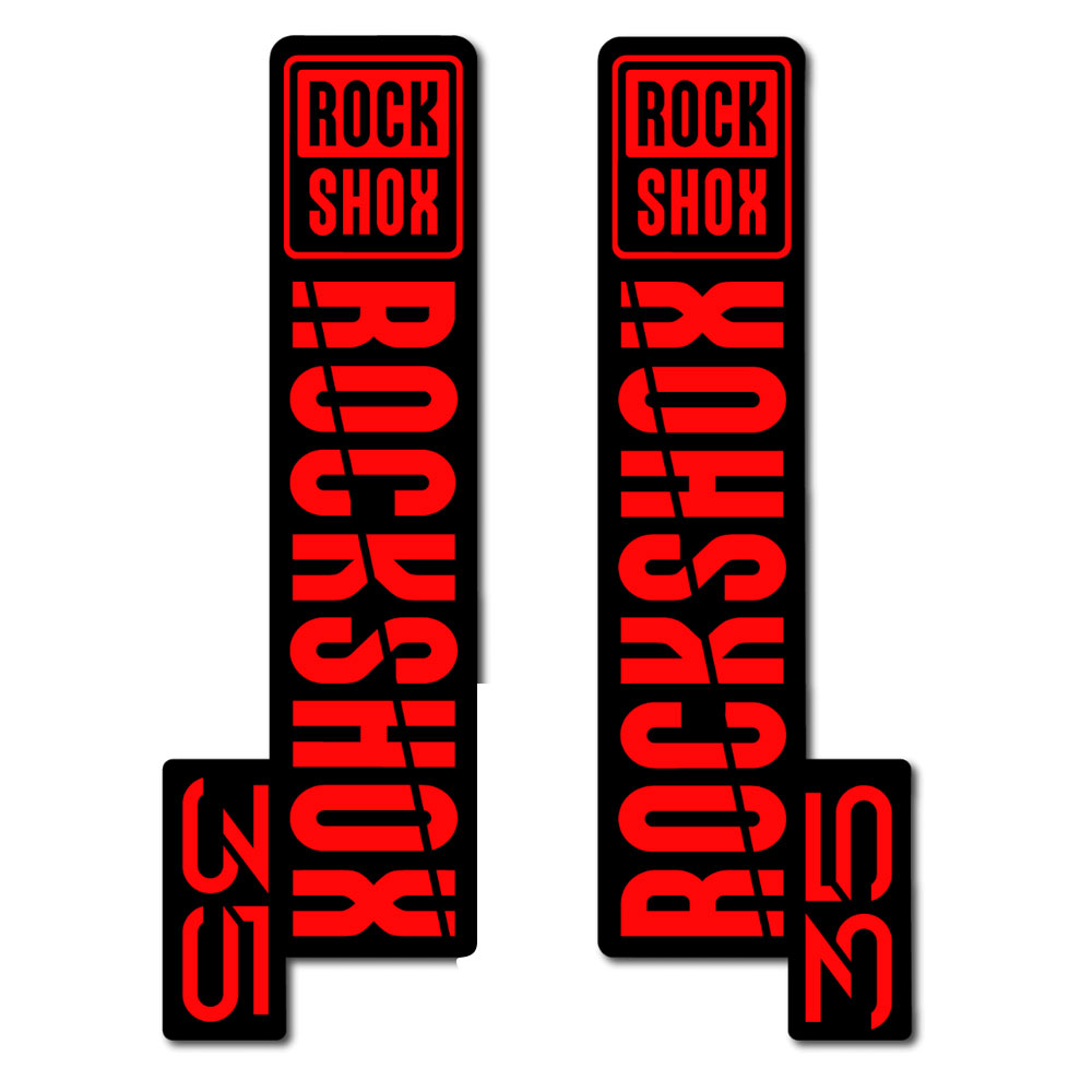 Cycling Quote - Kit d'autocollants durables pour fourche ROCK
