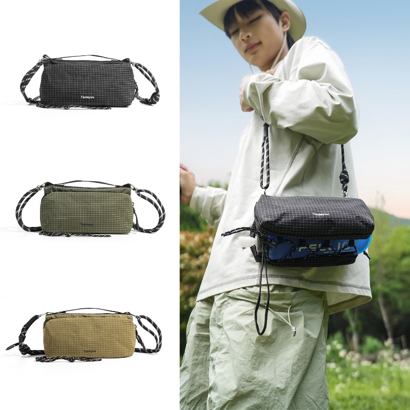 Waterproof Cycling Commute - Sac bandoulière en nylon imperméable multi-poches