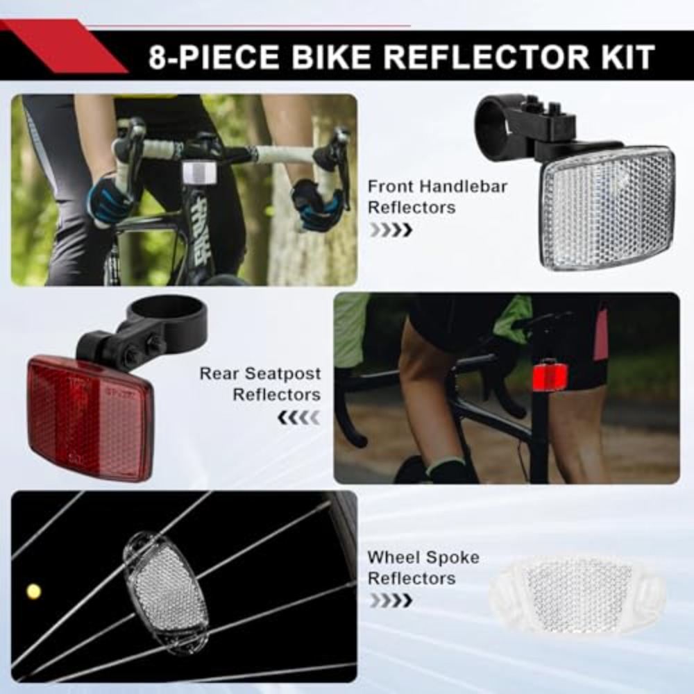 Kit de 8 réflecteurs de vélo p - Spoke Reflector Set avis et prix