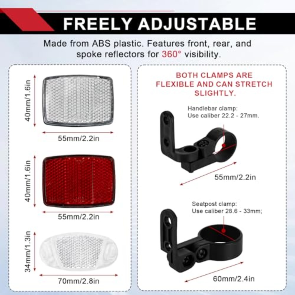 Kit de 8 réflecteurs de vélo p - Spoke Reflector Set avis et prix