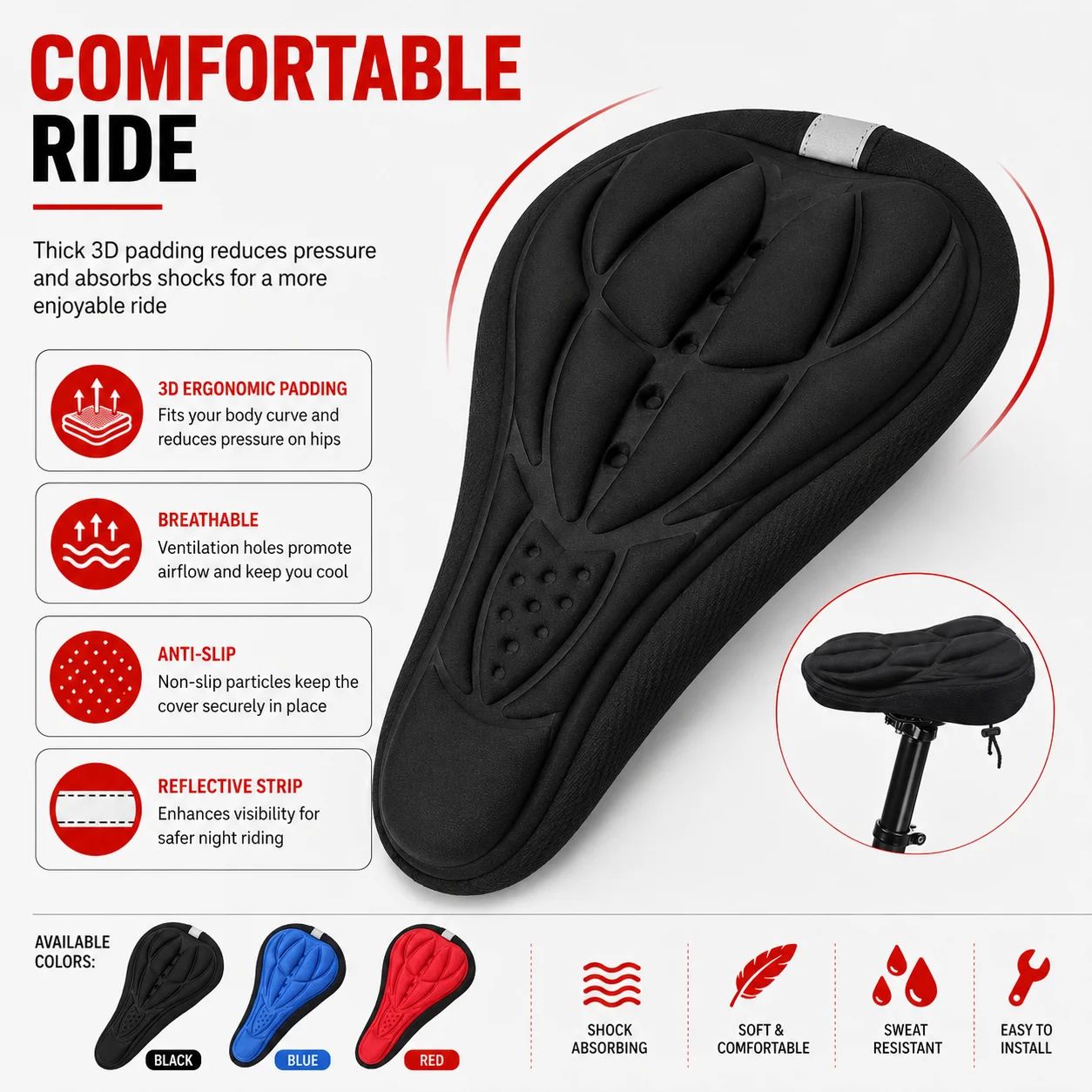 Housse de selle de vélo rembou - Commuting By Bike avis et prix