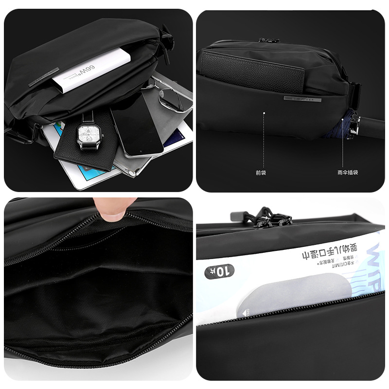 Sac à bandoulière léger en nyl - Waterproof Cycling Commute avis et prix